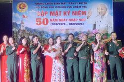 Tuyên Quang: Hội đồng ngũ 1976 khu vực Chiêm Hóa gặp mặt kỷ niệm 50 năm ngày nhập ngũ