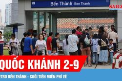 Metro Bến Thành - Suối Tiên miễn phí vé ngày Quốc khánh 2-9