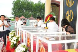 Truy điệu và an táng 5 hài cốt liệt sĩ được phát hiện tại khu vực Gò Tràm, Quảng Ngãi