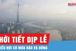 Dự báo TPHCM có mưa, cục bộ mưa to dịp nghỉ lễ 2-9