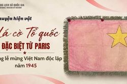 Câu chuyện xúc động phía sau lá cờ tổ quốc đặc biệt từ Paris