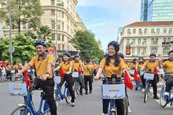 TP Hồ Chí Minh: Trên 1.000 người tham gia Ngày hội đạp xe vì cộng đồng
