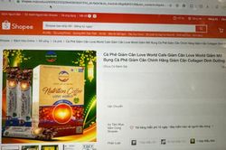 Cảnh báo cà phê giảm cân quảng cáo sai quy định trên Shopee
