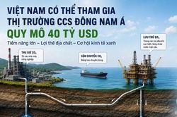 Việt Nam có thể tham gia thị trường CCS Đông Nam Á quy mô 40 tỷ USD