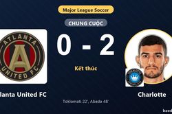 Hạ Atlanta United FC 0-2, Charlotte xây chắc vị trí trong top 5 MLS