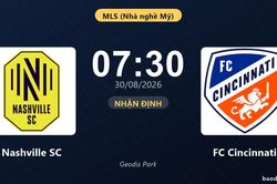 Nhận định Nashville SC vs FC Cincinnati: Điểm n&oacute;ng cuộc đua tốp đầu