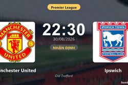 Nhận định Manchester United vs Ipswich: Khách tiếp tục bay cao?