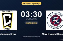 Nhận định Columbus Crew vs New England Revolution: Điểm nóng cuộc đua tốp đầu