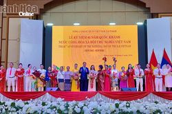 Đoàn đại biểu tỉnh Khánh Hòa tham gia Lễ kỷ niệm Quốc khánh Việt Nam tại Pakse (Lào)