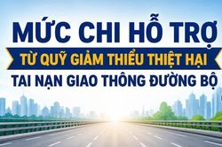 Mức chi hỗ trợ từ Quỹ giảm thiểu thiệt hại tai nạn giao thông đường bộ