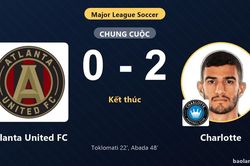 Hạ gục Atlanta United FC 2-0, Charlotte củng cố vị thế trong top 5 MLS