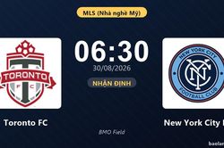 Nhận định Toronto FC vs New York City FC: Khách quyết chặn đà sa sút