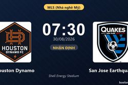 Nhận định Houston Dynamo vs San Jose Earthquakes: Đại chiến nhóm đầu