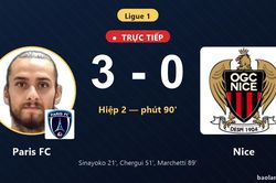 TRỰC TIẾPTrực tiếp Paris FC vs Nice: Paris FC nới rộng c&aacute;ch biệt 3-0
