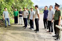 Sẵn sàng bàn giao mặt bằng để thi công đường Hợp Châu - Đồng Tĩnh đi thị trấn Lập Thạch (giai đoạn 2)