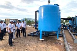 Thần tốc lắp đặt trạm xử lý nước cơ động, cấp nước sạch cho khu vực Chân Mây - Lăng Cô