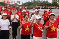 Quảng Trị: Hưởng ứng đi bộ toàn quốc ‘Cùng Việt Nam tiến bước’ lần thứ hai