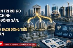 Quản trị rủi ro t&agrave;i ch&iacute;nh bất động sản: Cần minh bạch d&ograve;ng tiền dự &aacute;n