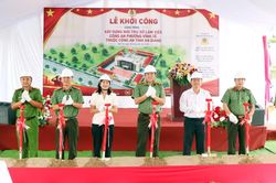 Khởi công xây dựng trụ sở Công an các xã, phường biên giới ở An Giang
