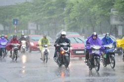 Hà Nội và các tỉnh miền Bắc đón mưa lớn từ đêm nay