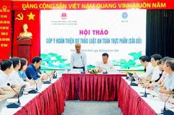 Tạo bước chuyển căn bản trong tư duy và phương thức quản lý an toàn thực phẩm