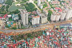 Hơn 1km Vành đai 2,5 qua Cầu Giấy lộ diện, hướng đến thông xe dịp 10/10