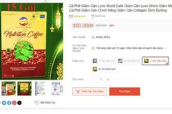 Bộ Y tế đề nghị xác minh loại cà phê giảm cân có dấu hiệu vi phạm
