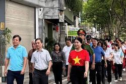 Phường Ba Đình lan tỏa tinh thần 'Cùng Việt Nam tiến bước'
