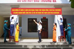 Quân dân Trường Sa vững vàng nơi đầu sóng, hướng về ngày Quốc khánh