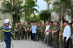 Trang bị kỹ năng nghiệp vụ phòng cháy cho lực lượng dân phòng