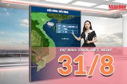 [Video] Dự báo thời tiết ngày 31/8/2026: Bắc Bộ dịu mát, Trung Bộ mưa tăng về chiều tối