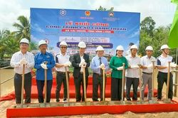 Vĩnh Long khởi công công trình giao thông nông thôn cầu Chánh Thuận