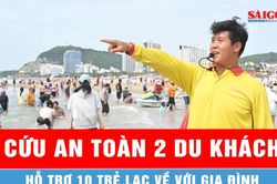 Cứu 2 người gặp nạn khi tắm biển Vũng Tàu
