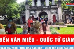 Dịp lễ Quốc khánh, du khách nườm nượp đến Văn Miếu - Quốc Tử Giám