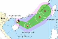 Tàn dư bão Saudel mạnh lên thành áp thấp nhiệt đới, có thể thành bão số 5