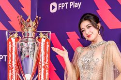 Á hậu Huyền My trở lại với ngoại hạng Anh