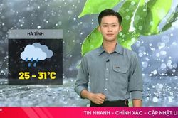 Dự báo thời tiết Hà Tĩnh ngày 31/8: Mưa rào rải rác, chiều tối mưa dông