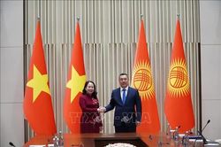 Phó Chủ tịch nước Võ Thị Ánh Xuân tiếp Tổng Thư ký SCO, gặp Tổng thống Kyrgyzstan