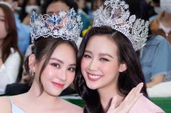 Mai Phương phản ứng khi Bảo Ngọc thi phỏng vấn kín ở Miss World