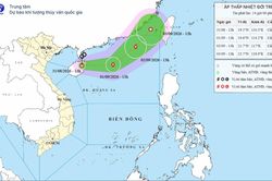 Áp thấp nhiệt đới có khả năng mạnh lên thành bão trong 24 giờ tới