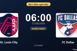 Nhận định St. Louis City vs FC Dallas: Điểm nóng cuộc đua tốp đầu