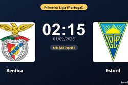 Nhận định Benfica vs Estoril: Điểm nóng cuộc đua tốp đầu