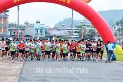 350 vận động viên tham gia Giải chạy 'Về mùa vàng Tam Than'