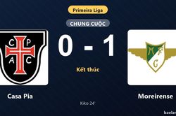 Thống kê trận đấu Casa Pia 0-1 Moreirense: Kiko tỏa sáng, Moreirense giành trọn 3 điểm