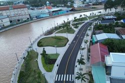 Diện mạo tuyến đường 2.000 tỷ đồng 'khoác áo mới' cho đôi bờ sông Bảo Định