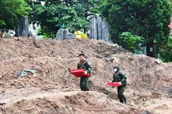 Đã phát hiện 553 bộ hài cốt liệt sĩ tại Công viên Lê Thị Riêng