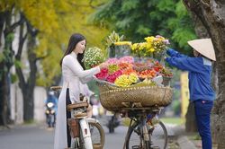 Gánh hàng rong chở cả trời thu