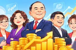 Tài sản Top 20 chứng khoán tăng gần 330.000 tỷ đồng: Ông Phạm Nhật Vượng 'bỏ xa' phần còn lại