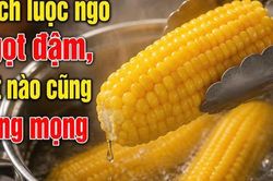 Luộc ngô ngọt muốn thơm, mềm mọng, đậm vị cho đừng là dại: Cho thêm thứ này hạt ngô mềm, thơm, ngọt thanh