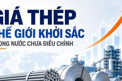 Giá thép thế giới khởi sắc, thị trường trong nước chưa điều chỉnh